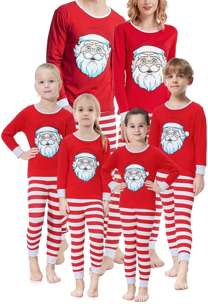 weihnachten schlafanzug familien outfits damen herren kinder madchen junge nachtwasche santa druck nachthemd streifen pyjama pants hose schlafanzuge homewear spezielle anlasse arbeitskleidung bekleidung suenaacampo com