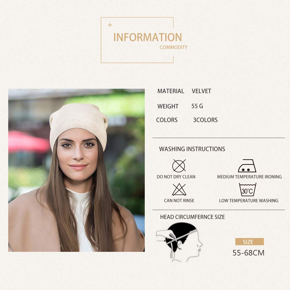 Winter Hats for Women yeabiu Soft Winter Beanies for Women Watch Cap Knit Wool Hat for Winter Fall