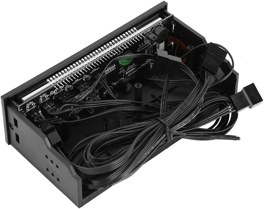 VBESTLIFE PC fan controller, 5 fans speed controller CPU Temperature ...