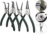 ASelected Circlip Pliers Set of 4 7in Internal External Snap Ring Pliers view 6