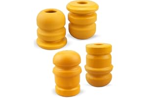 JUWEVAZU 2 Pair Front and Rear Bump Stops Fit for Jeep Wrangler JK 2007-2018, Upper Suspension Jounce Control Arm Bumpers, Replace 52060423AB 52060428AB