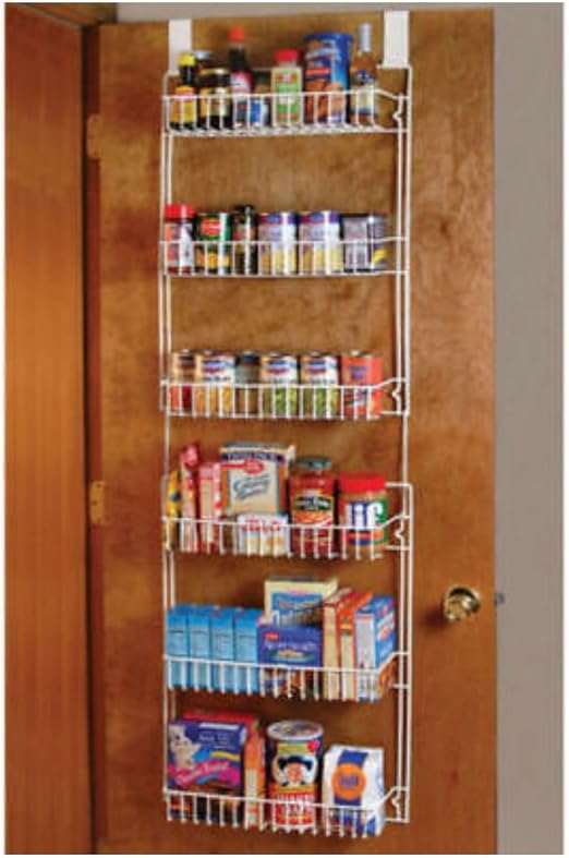 Amazon Com Over The Door Storage Rack Kitchen Pantry Shelf