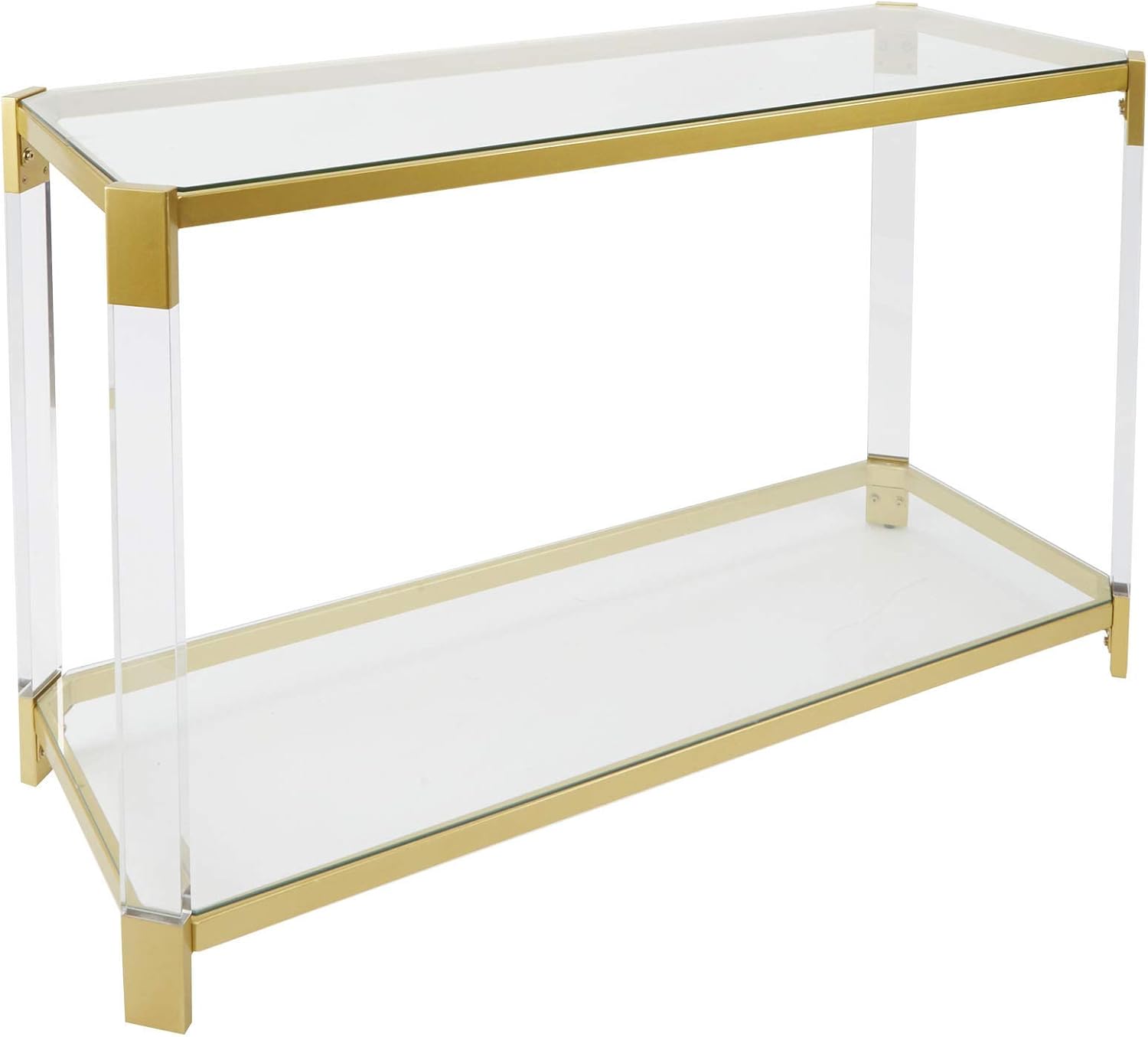 Best Console Table Gold Glass