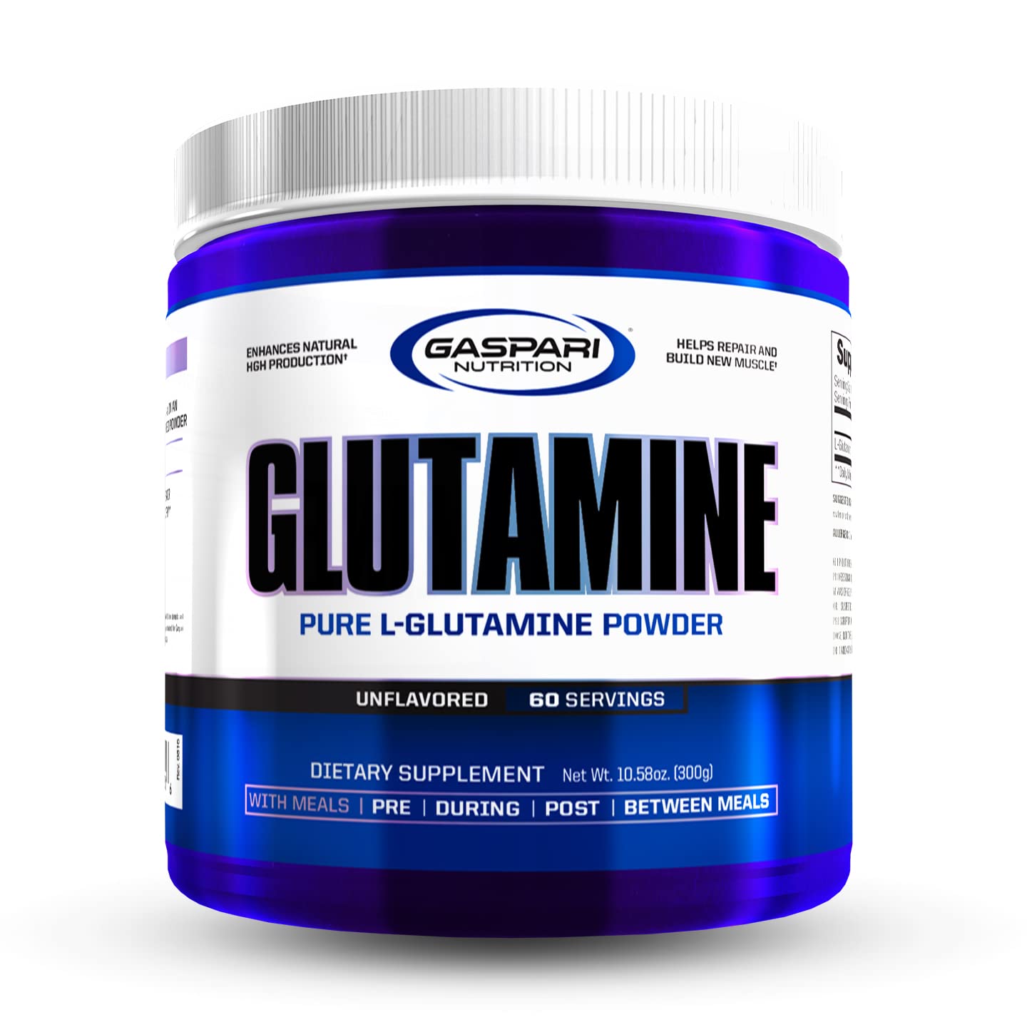 Gaspari Nutrition Glutamine 300 g Muscle Recovery Powder