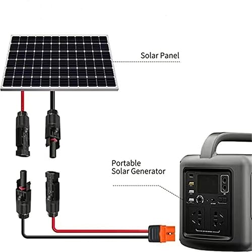 REEYINTCK XT60i Solar Charging Cable 12AWG 5FT Solar Panel to LiFePO4  Battery Adapter, Heavy Duty Extension