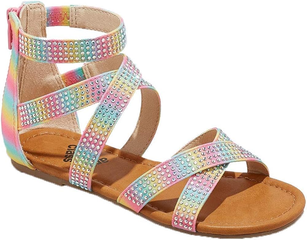 embellished gladiator sandals