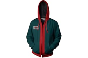 Kejodiy Adult & Kids Miles Hoodie Sweatshirt Superhero Zipper Jacket Coat Cosplay Costume