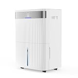 VEVOR 80 Pints Dehumidifier for Home & Basement, 4500 Sq.Ft Large Coverage, Drain Hose for Commercial & Industrial Use, Smart Humidity Control, Low Noise for Warehouses, Bathroom, Bedrooms & Storage
