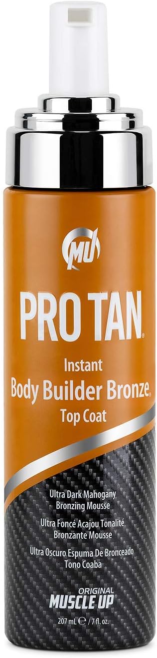 Pro Tan Body Builder Bronze Top Coat w/ Applicator - Competition Dark Mahogany