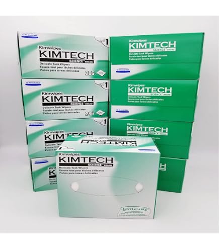 Kimtech 34256 15-Box/Carton 140-Sheet/Box Kimwipes 14-7/10 in. x