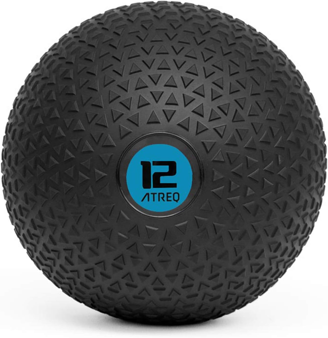 ATREQ Trigon Slam Ball - No Bounce - Textured Surface - Durable Rubber Shell - Easy Grip