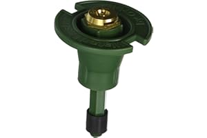 5-Pack Orbit 54028 Plastic Pop-Up Flush Head Sprinkler with Brass Half Pattern Spray Nozzle - Durable Plastic Pop-Up Sprinklers with Brass Nozzles