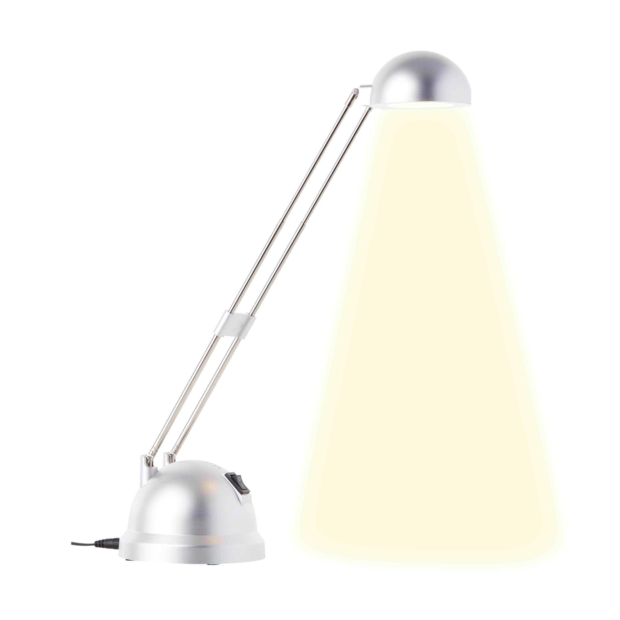 Brilliant AG g94816/11 Desk Lamp Metal and Plastic 8.3 W Silver