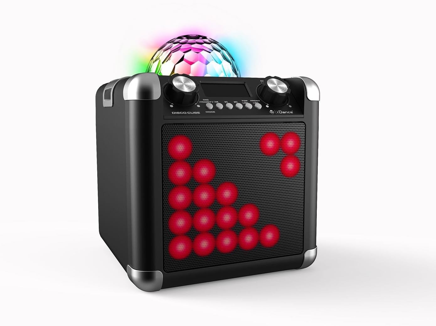 idance cube bluetooth party speaker