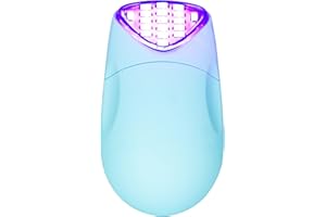 REVIVE LIGHT THERAPY reVive Essentials Acne Device, FDA-cleared Red & Blue Light Acne Tools, Medspa Quality LED Light Therapy Products, Portable Triangular Design Face Tools for Skincare, Battery or USB Power