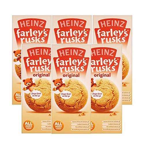 Heinz All Ages 4-6 Months Onwards Farley's Rusks Original 150g x