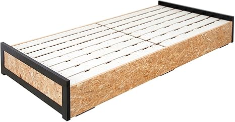 Amazon シングルベッド 男性 すのこベッド アイアンフレーム ベッドフレーム オンライン通販