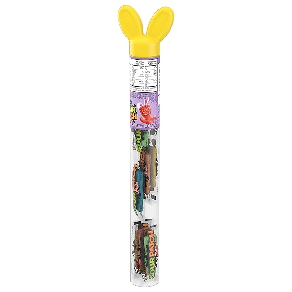 SOUR PATCH KIDS BIG KIDS SOFT & CHEWY CANDY, EASTER CANDY, 2.1 OZ TUBE