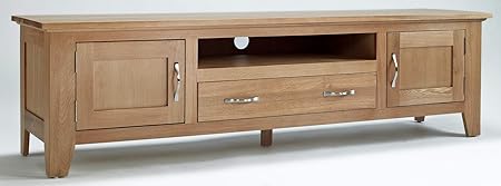 Hallowood Camberley Large Widescreen Tv Unit Stand Cabinet