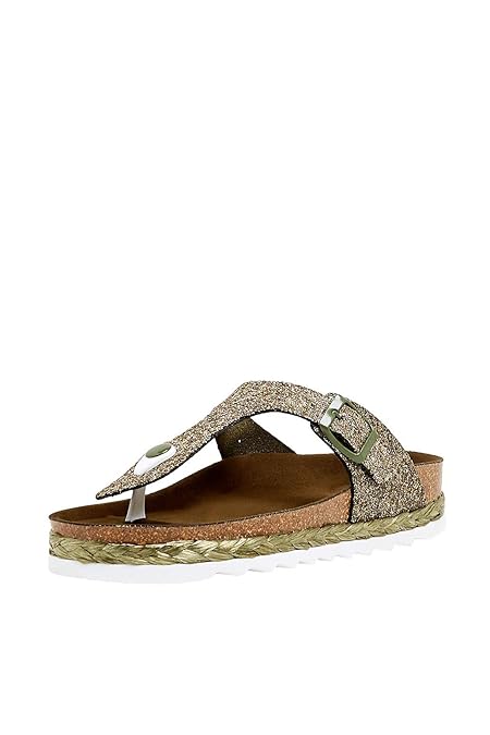 ESPRIT Zehentrenner-Pantolette mit Glitter