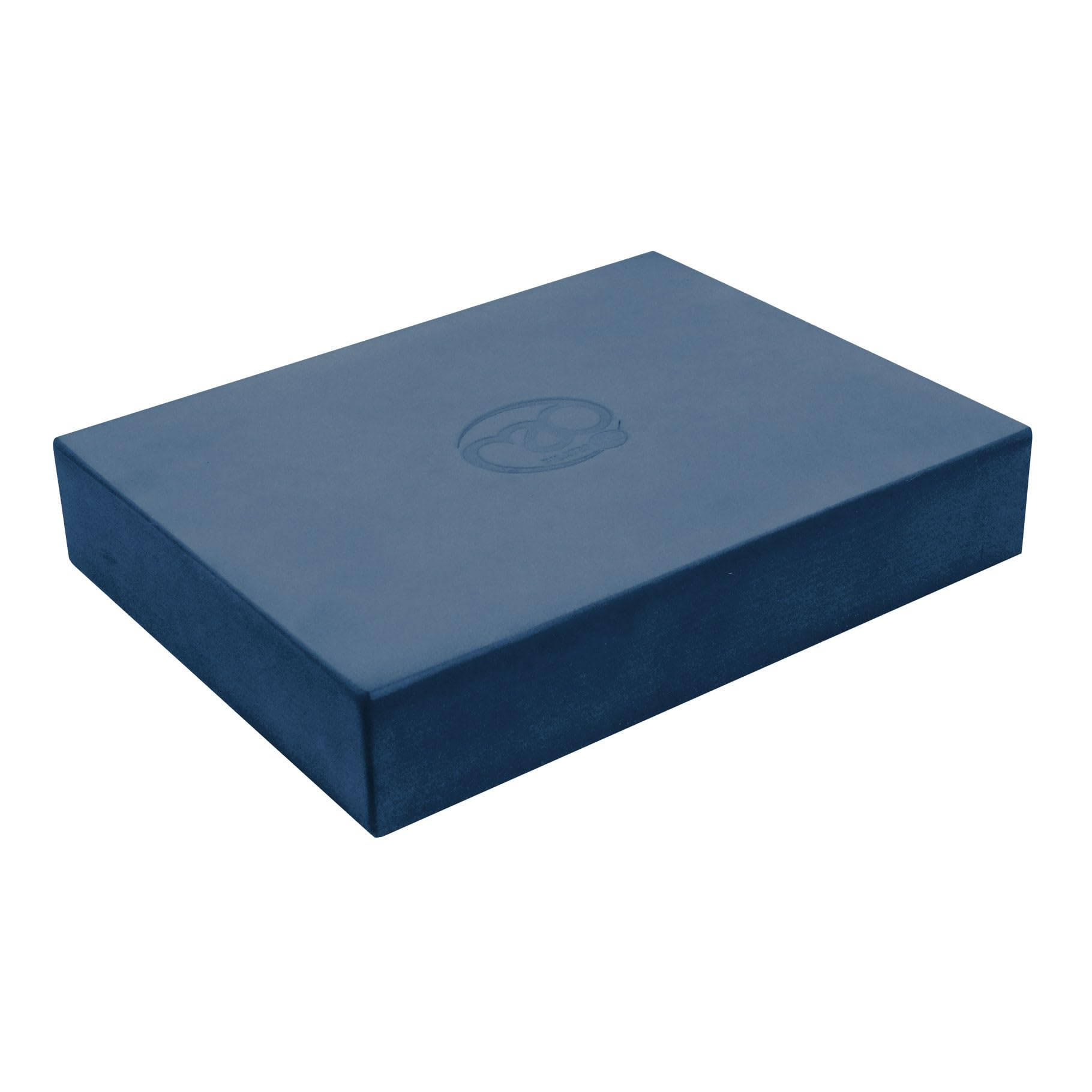 Fitness Mad Pilates Block, Eco Friendly EVA Sitting Block for Pilates & Home Workouts, Support for Various Postures, Blue, 35cm x 25cm x 60mm