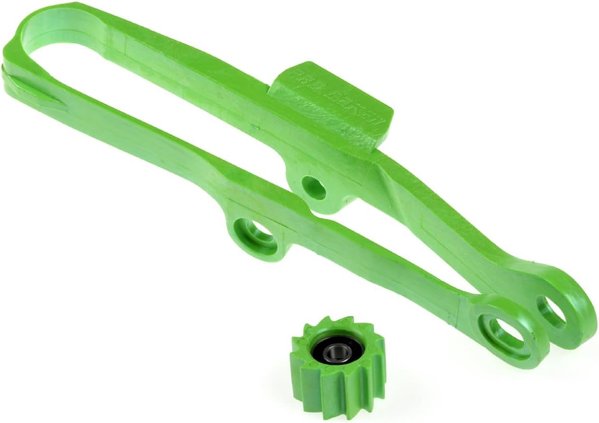 JIUNENG Motorcycle Plastic Chain Slider Swingarm Guide Lower Roller for Kawasaki KX250F KX450F 2009-2016 Dirt Motor Bike Motocross - Green