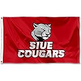 Southern Illinois Edwardsville Cougars Wordmark Logo Large Grommet Banner Flag
