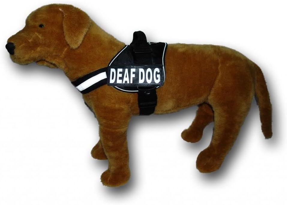 Deaf Dog Nylon Dog Vest Harness. Purchase Comes with 2