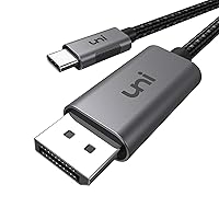 UGREEN USB C To DisplayPort 1.4 Cable 8K@60Hz 4K@240Hz Unidirectional Thunderbolt 4/3 To DisplayPort Cord USB C To DP 32.4Gbps Compatible IPhone 17, MacBook Pro/Air, IPad, Mac Mini, Galaxy, XPS, 3.3FT