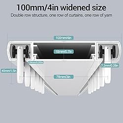 KUZRZNH Double Row Curtain Track Ceiling