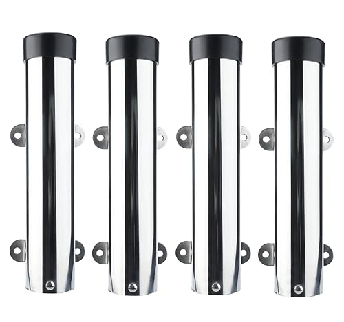 YaeMarine Boat Marine Fishing Rod Holders Stainless Steel Side - Main Image