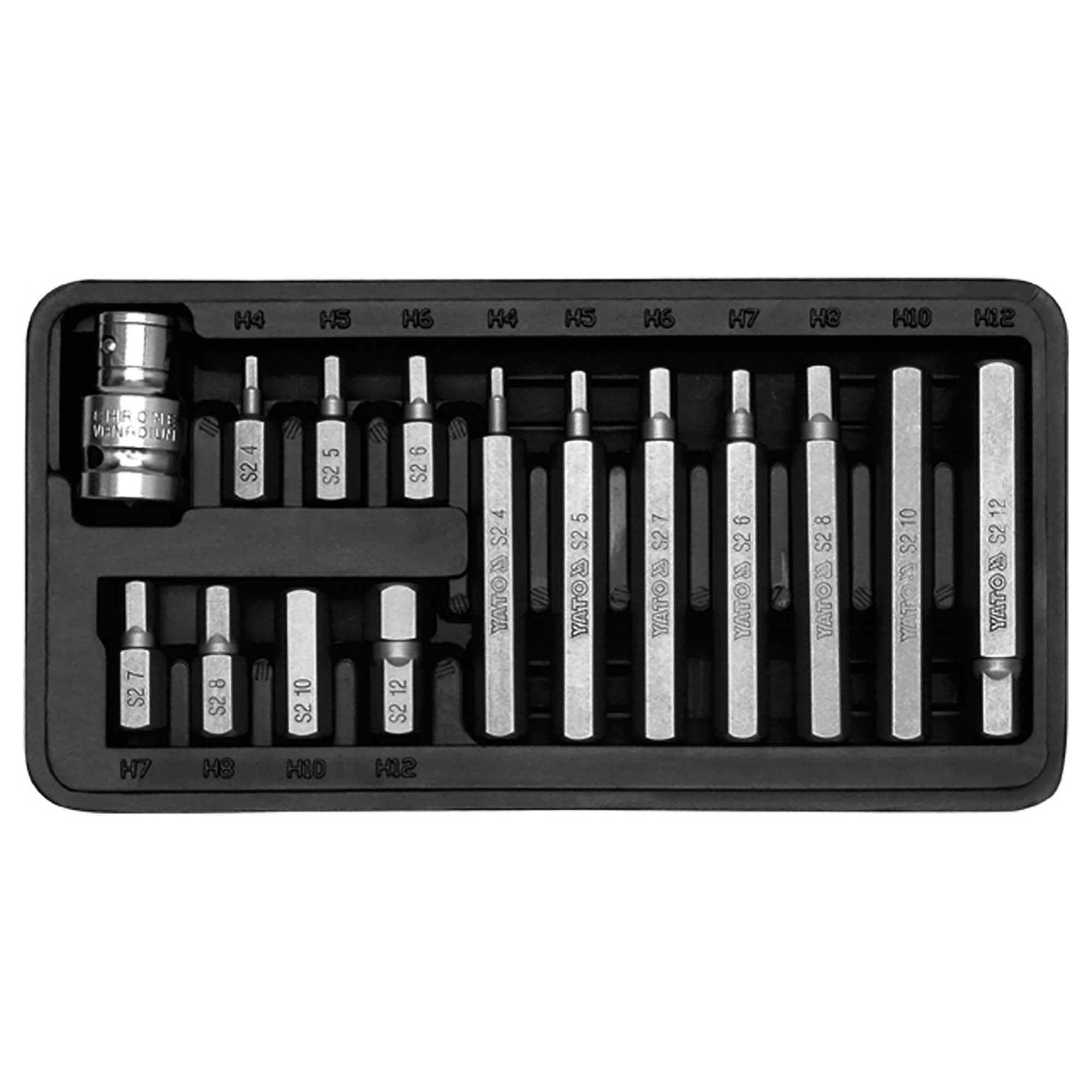 Yato yt-0413 Screwdriver Set Bit/Hex/15pcs