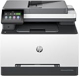HP Color Laserjet Pro MFP 3301cdw Wireless All-in-One Color Laser Printer, Office Printer, Scanner, Copier, Fax, ADF, Duplex, Best-for-Office (74T92FR) (Renewed)