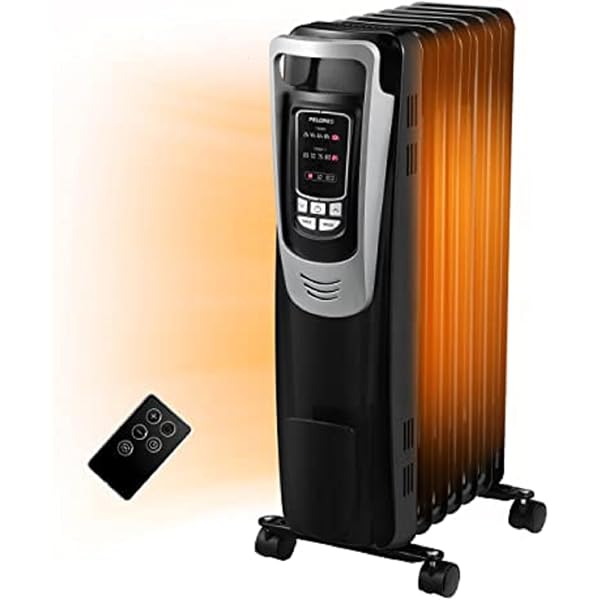 Amazon.com: PELONIS Electric 1500W Oil Filled Radiator Heater with Safety  Protection, LED Display, 3 Heat Settings and Five Temperature settings.  Perfect for for Home or Office : Everything Else