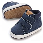 E-FAK Baby Shoes Boys Girls Infant Sneakers Non-Slip Rubber Sole Toddler Crib First Walker Shoes