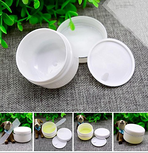 20ml/50ml/100ml/250ml Empty White Silver Edge Portable Refillable Plastic Cosmetic Makeup Face Cream Jar Sample Container Bottle Pot (100ml(3.4oz)-6PCS)