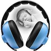 BBTKCARE Baby Ear Protection Noise Cancelling Headphones for Babies for 3 Months to 3 Years (Blue)
