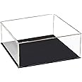 uxcell Acrylic Clear Display Case Box Dustproof Protection Showcase Cube Collectibles Show Box 11.8x11.8x5.9inch