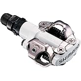 Shimano SPD PD-M520 Clipless Pedals (White)