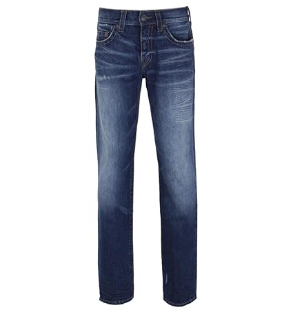 True Religion Geno No Flap FADM Morning Fog Relaxed Slim Jeans
