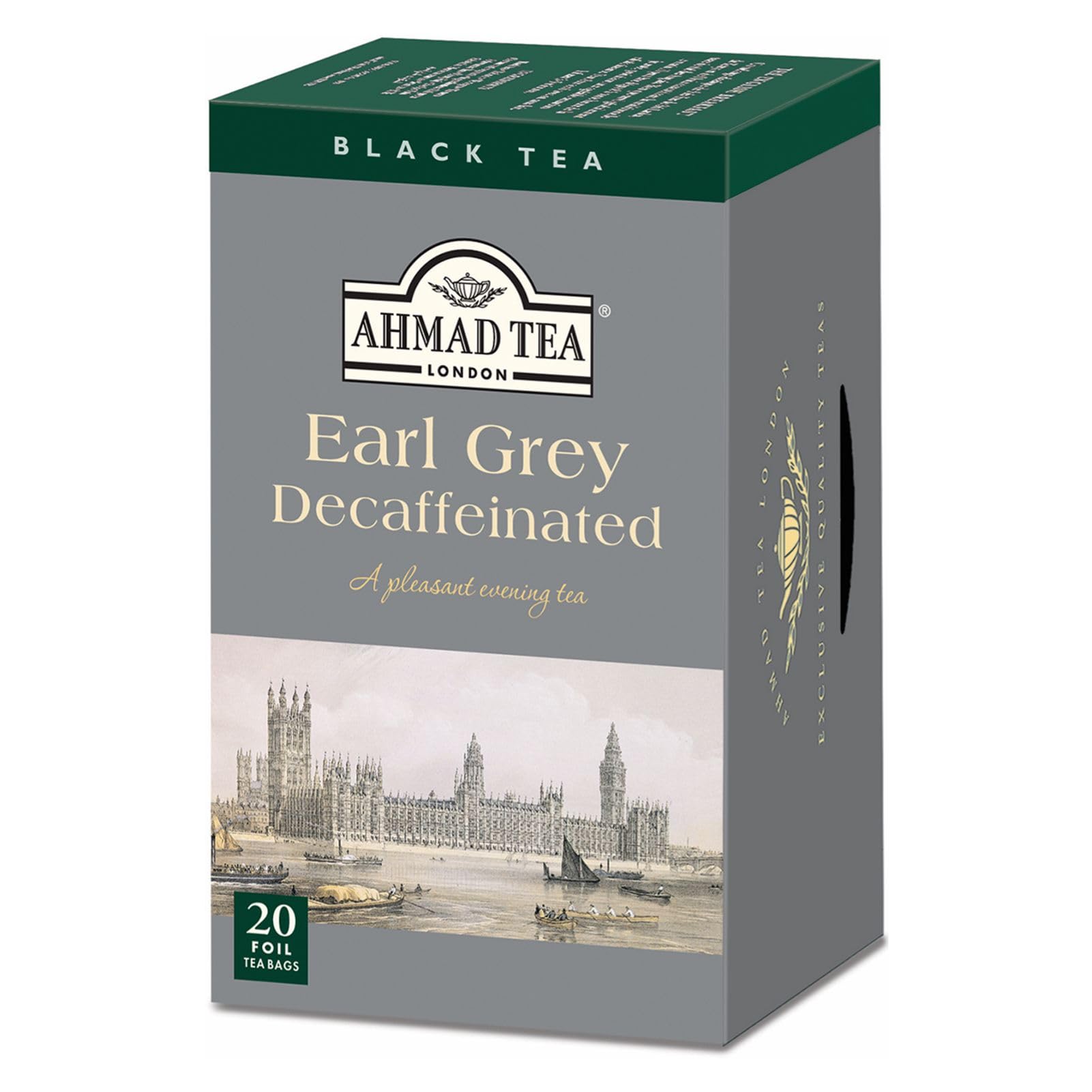 AHMAD TEA デカフェ アールグレイ ティーバッグ カフェインレスの商品画像