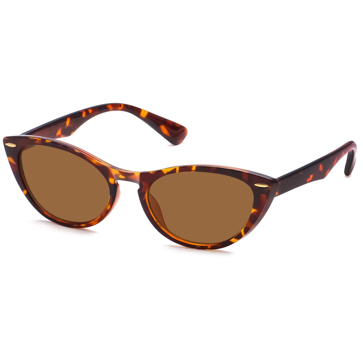 Buy KUGUAOK Retro Cat Eye Sunglasses For Women Classic Small Oval Sun