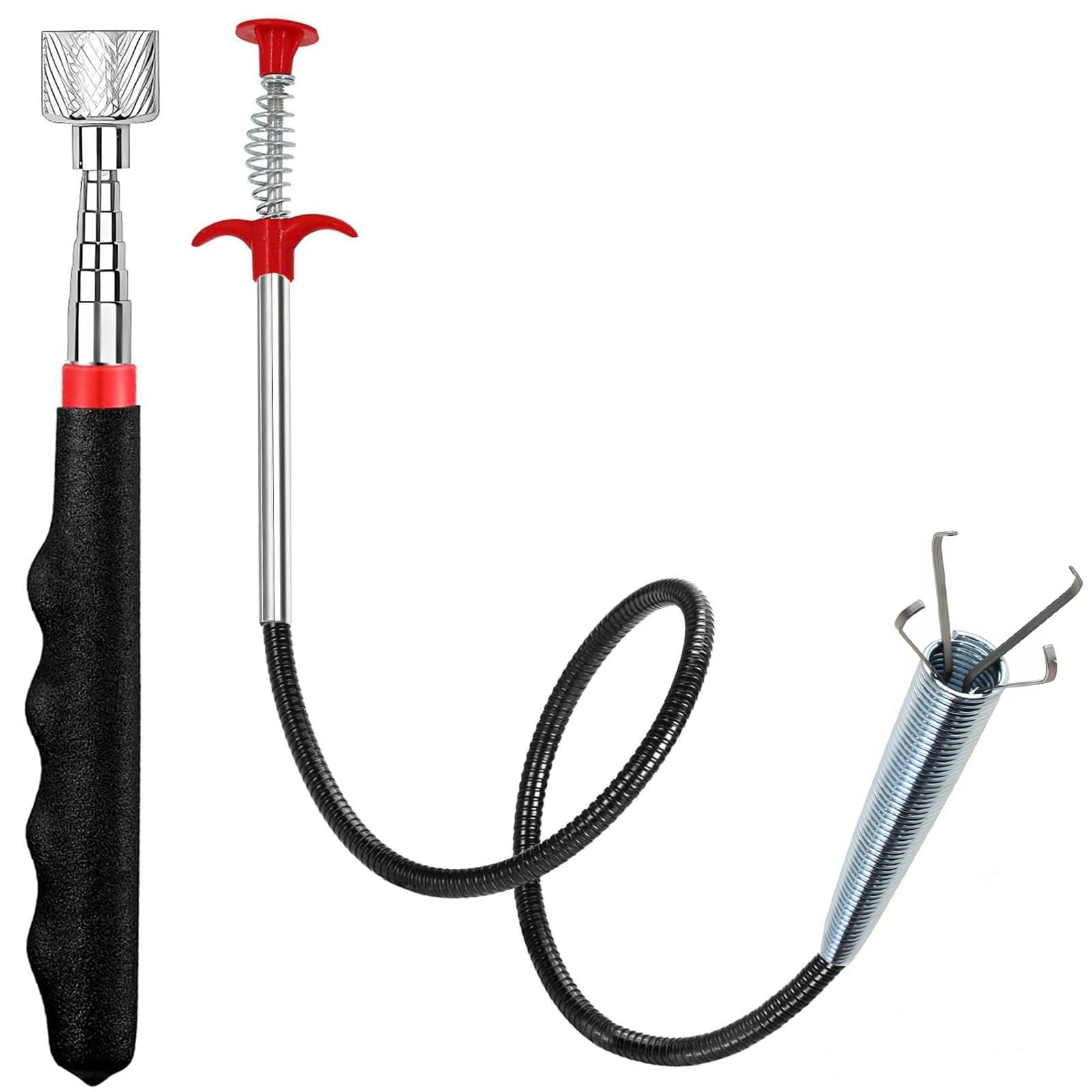 Magnetic Pickup Tool and Grabber Set, 35-inch