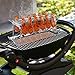 Sorbus® Chicken Leg Grill Rack 12 Slot – for Chicken Legs or Wings – Chicken Drumstick Roaster for Oven, Smoker, or Grill, Great for Barbeques, Picnics (Chicken Grill Rack - Silver)