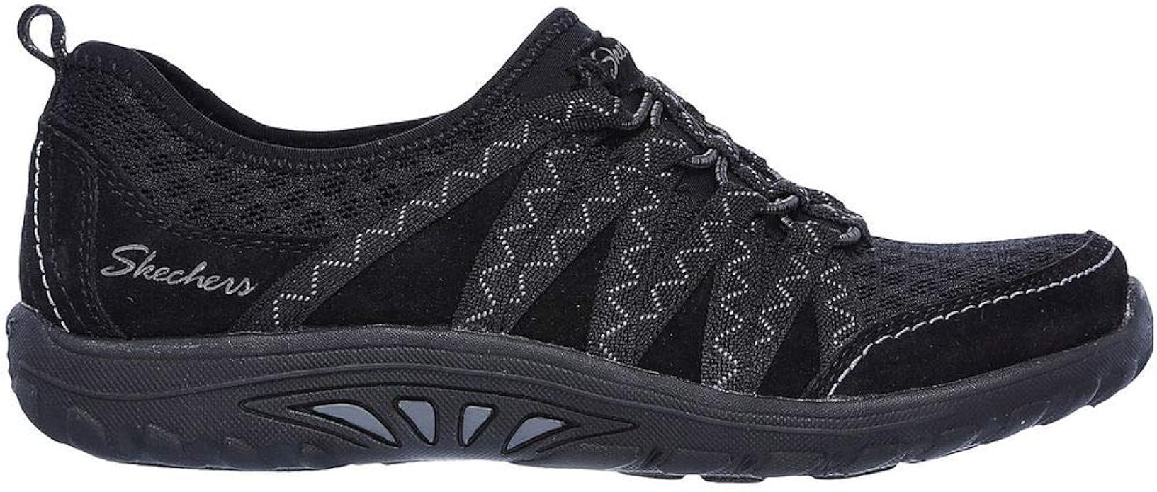 skechers mesh bungee slip on
