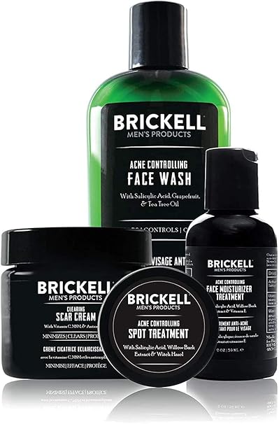 brickell acne controlling face wash