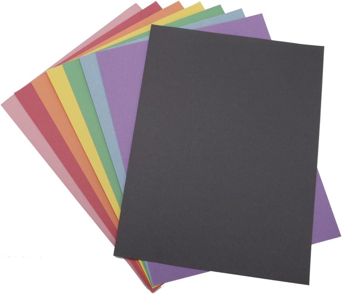 Crayola Construction Paper 9" x 12" Pad, 8 Classic Colors (96 Sheets), Great For Classrooms & School Projects, Assorted: Toys & Games