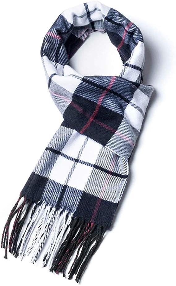 Amazon Inkaro マフラー メンズ チェック柄 かけ心地抜群 秋冬 防寒 メンズファッション ネイビー ホワイト ストール マフラー 通販 Amazon Inkaro マフラー メンズ チェック柄 かけ心地抜群 秋冬 防寒 メンズファッション ネイビー ホワイト ストール マフラー 通販