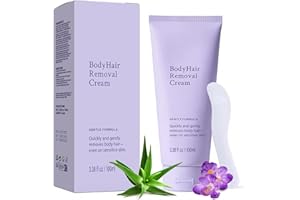 WALEJUC Hair Removal Cream for Women: Buttocks, Body, BikiniArms, Legs -Gentle Depilatory Cream for Sensitive Skin -Effective Hair Remover
