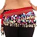 Comemall Women Girls Paillette Belly Dance Hip Scarf Waistband Belt Skirts
